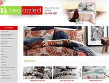 Tablet Screenshot of bedazzledonline.com.au